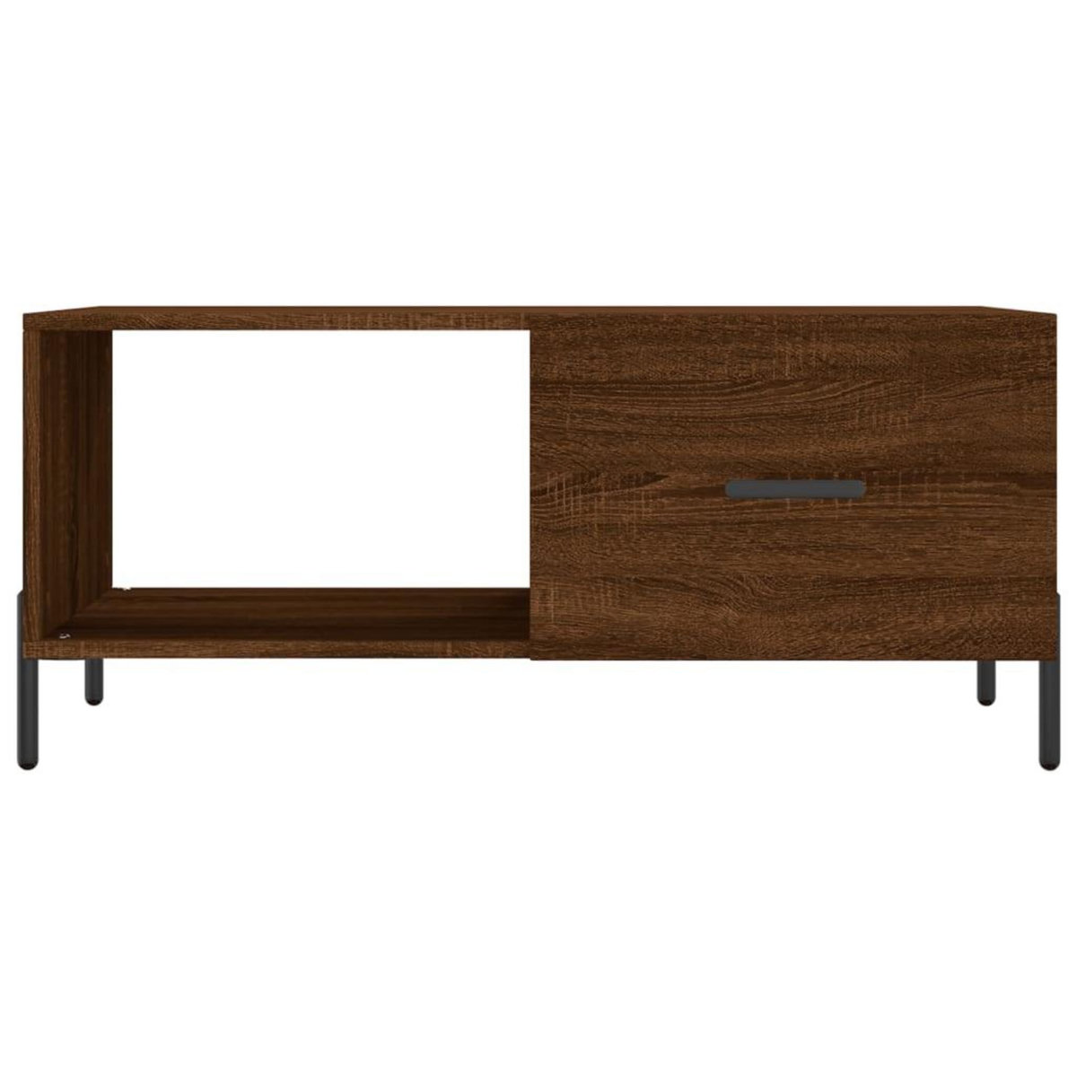 VIDAXL Table basse chene marron 90x50x40 cm bois d'ingenierie