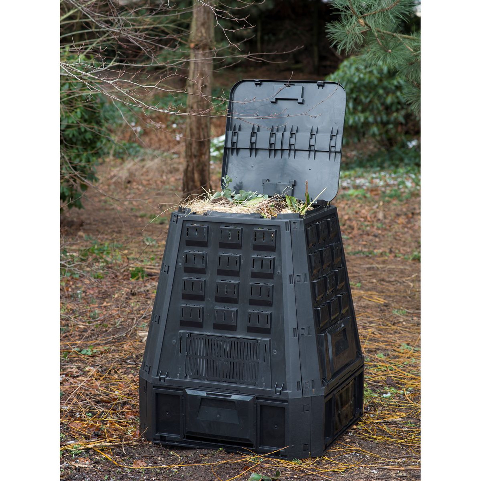Voir la diapositive 1 : Nature Silo thermocomposteur pliable - 600 litres - Noir