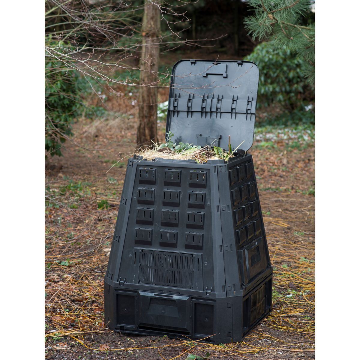 Nature Silo thermocomposteur pliable - 600 litres - Noir