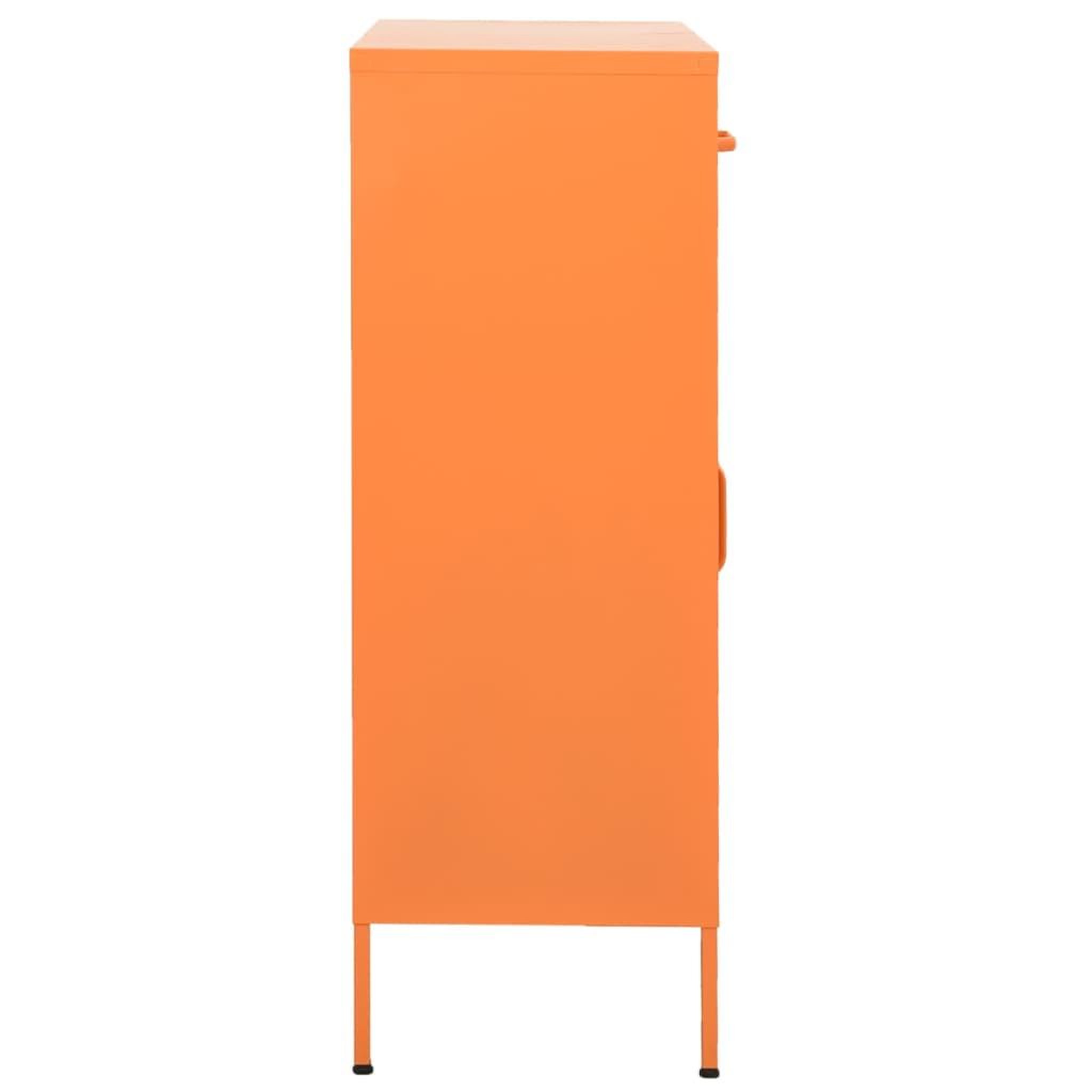 Voir la diapositive 4 : VIDAXL Armoire de rangement Orange 80x35x101,5 cm Acier