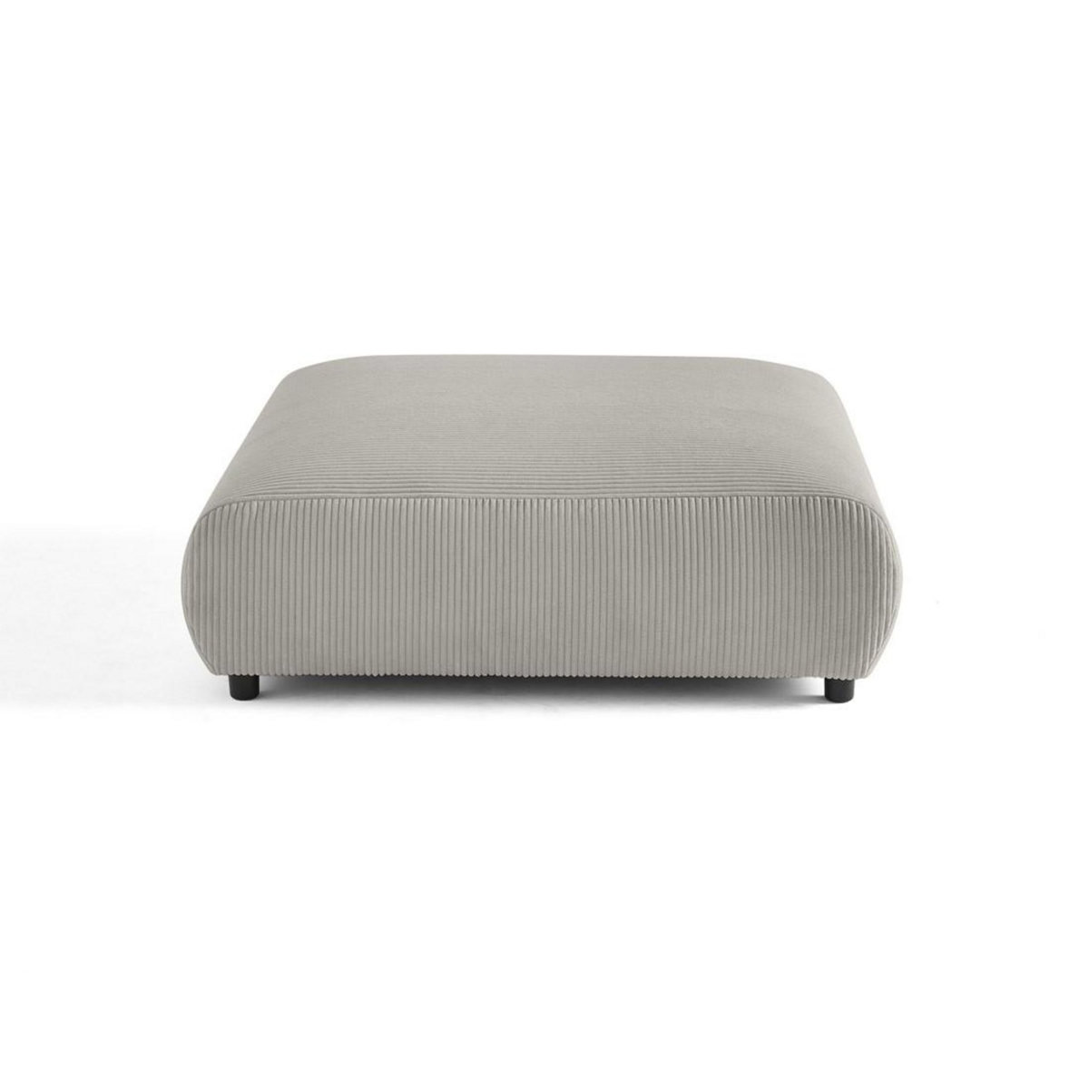 LISA DESIGN Garance - grand pouf modulable - en velours côtelé