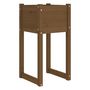 Voir la diapositive 4 : VIDAXL Jardinieres 2 pcs Marron miel 40x40x81 cm Bois massif de pin