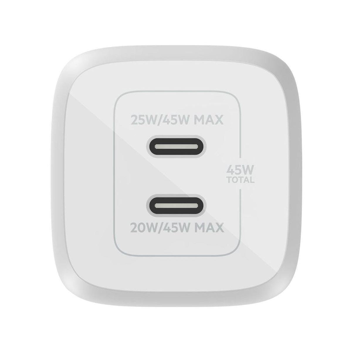 Belkin Chargeur USB-C 45W Blanc
