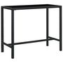 Voir la diapositive 3 : VIDAXL Ensemble de bar de jardin 5 pcs et coussins Resine tressee Noir