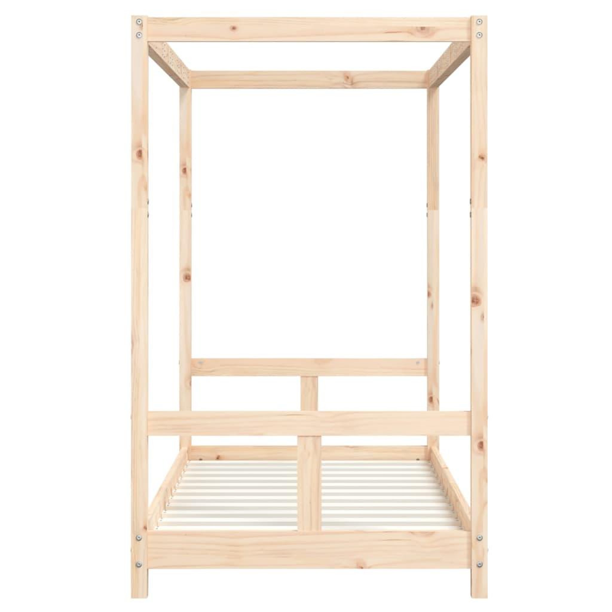 Voir la diapositive 5 : VIDAXL Cadre de lit pour enfant 80x160 cm bois de pin massif