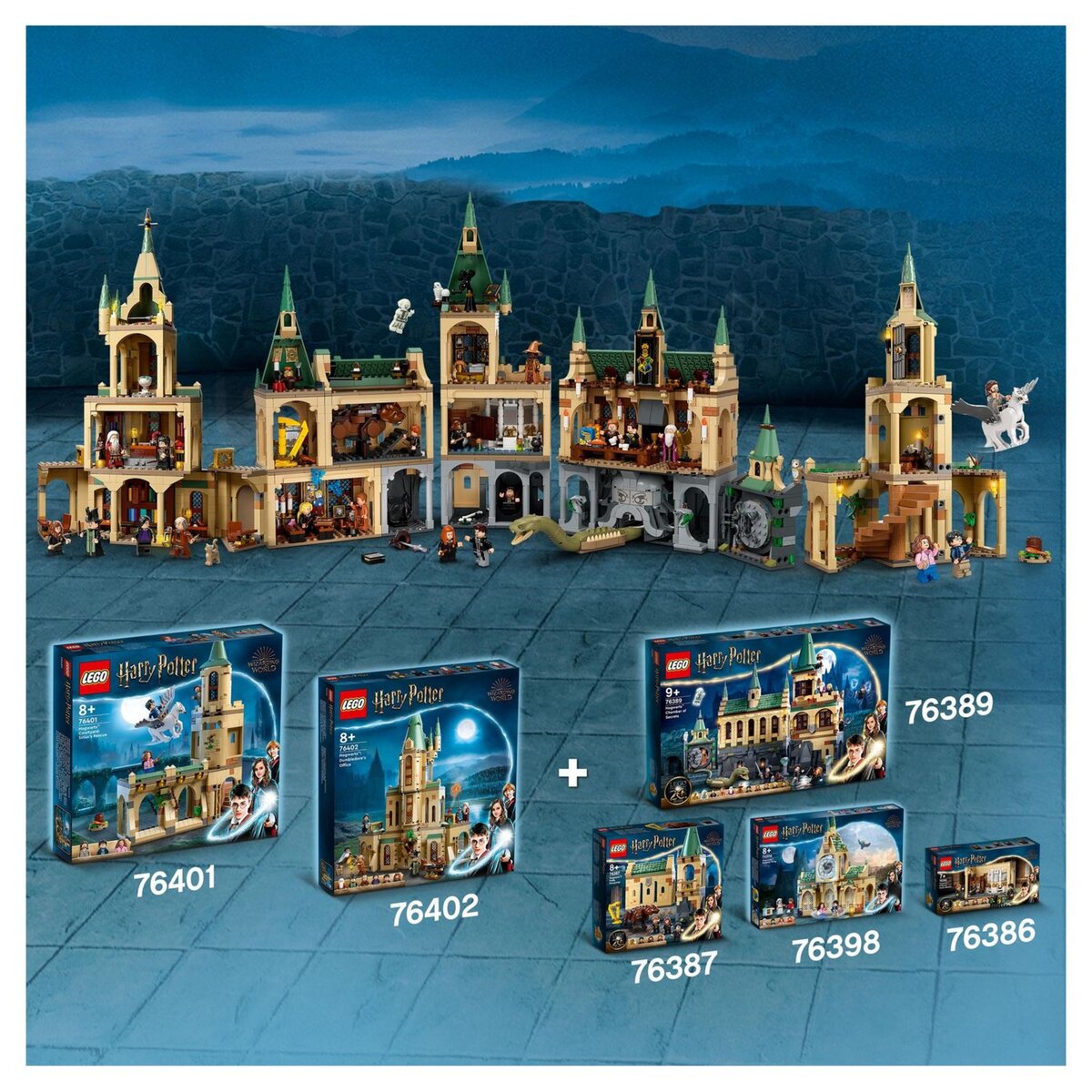 LEGO Harry Potter 76402 Poudlard : Le bureau de Dumbledore, Château avec Choixpeau, Épée