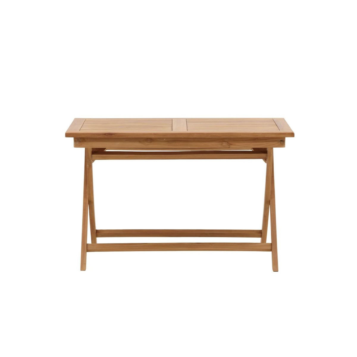 Paris Prix Table de Jardin en Teck  Kenya  120cm Naturel
