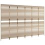 Voir la diapositive 4 : VIDAXL Cloison de separation 6 panneaux beige resine tressee