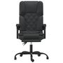 Voir la diapositive 3 : VIDAXL Fauteuil de massage inclinable de bureau Noir Similicuir