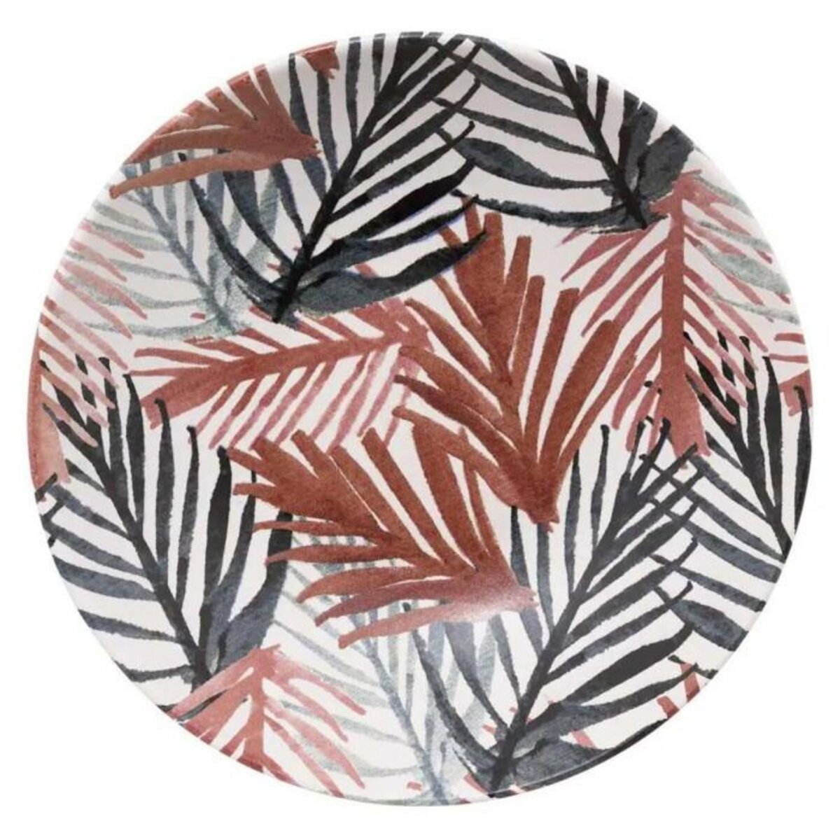 SECRET DE GOURMET Lot de 6 Assiettes Creuses  Alicante  20cm Multicolore