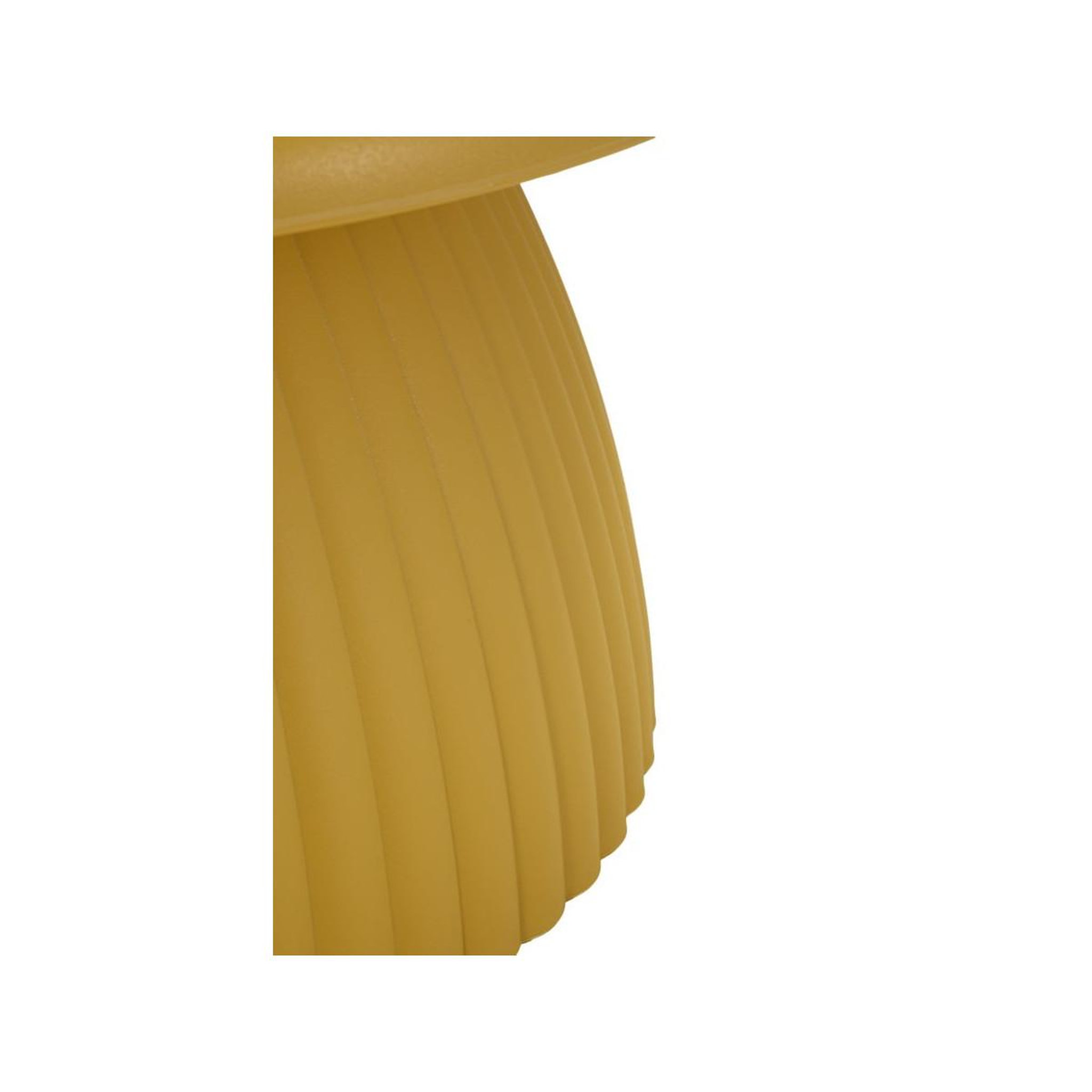 Voir la diapositive 4 : Paris Prix Table basse rainurée  geax  70cm jaune