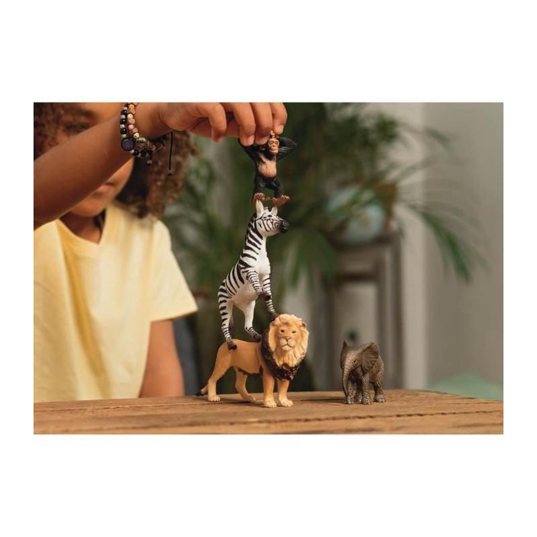 Voir la diapositive 3 : Schleich Mes Premiers Animaux d'Afrique, Figurines d'animaux, SCHLEICH 42721 Wild Life, des 5 ans