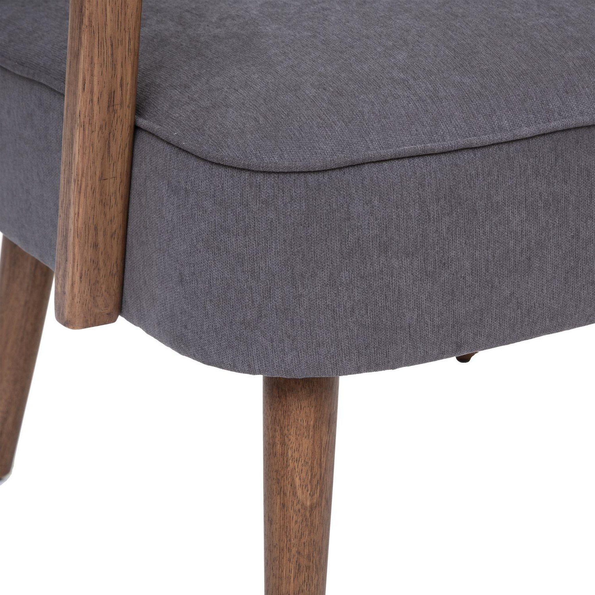 Voir la diapositive 2 : ATMOSPHERA Fauteuil de table effet velours Sango