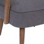 Voir la diapositive 2 : ATMOSPHERA Fauteuil de table effet velours Sango