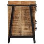 Voir la diapositive 4 : VIDAXL Table de chevet 40x30x42 cm bois de manguier massif
