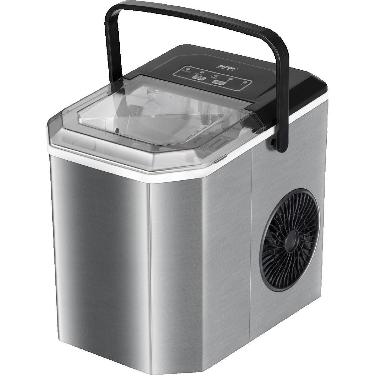 MPM Machine à glaçons Mpm MKD-04M Argenté et Gris