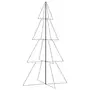 VIDAXL Arbre de Noël cone 360 LED d'interieur/d'exterieur 143x250 cm