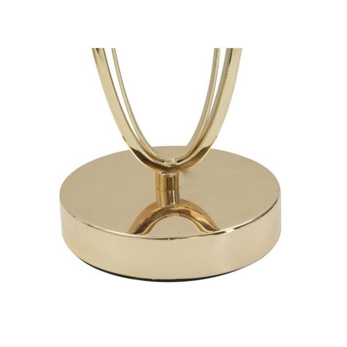 Paris Prix Lampe à Poser en Métal  Flush  58cm Crème & Or