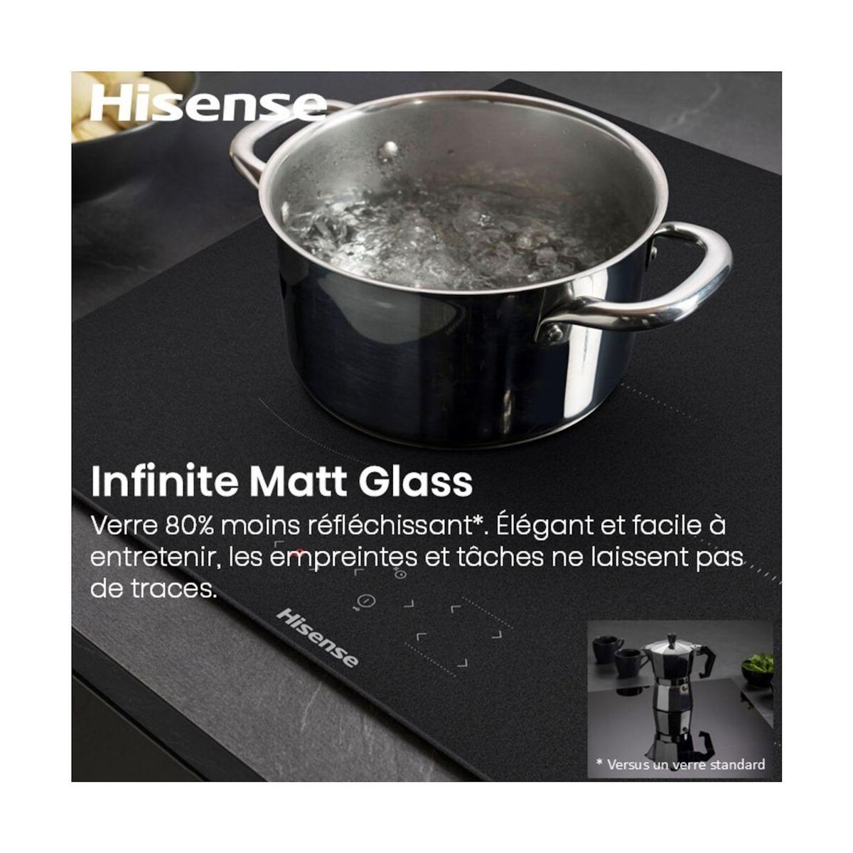 Hisense Plaque induction HI6443SRWF InfiniteMattGlass