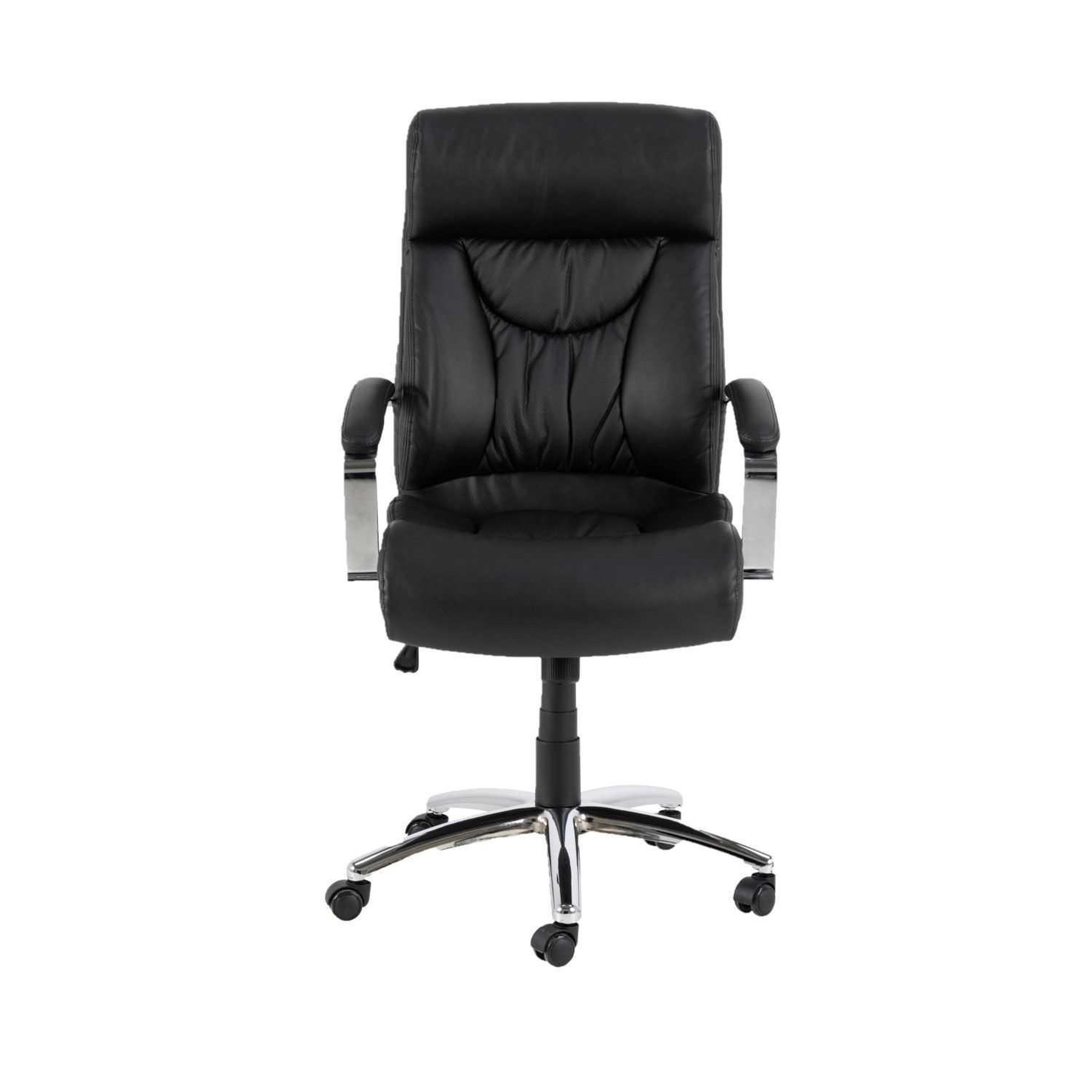 TOILINUX Chaise de bureau à roulettes Ben - Noir