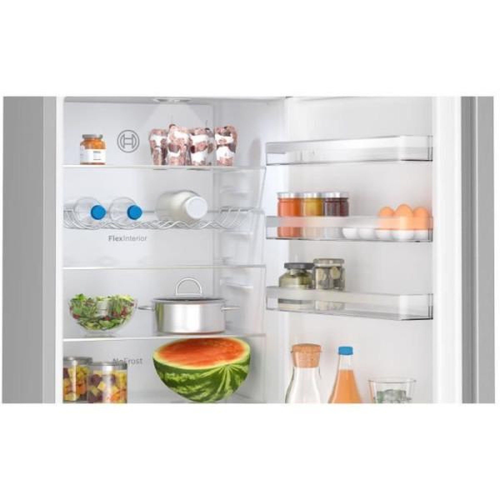 Voir la diapositive 5 : BOSCH Réfrigérateur combiné 60cm 363l nofrost inox - KGN39VLCT