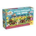 LISCIANI GIOCHI Les Bois - Puzzle panoramique - CAROTINA BABY - Développement de la logique, Motricité fine