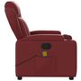 Voir la diapositive 5 : VIDAXL Fauteuil de massage inclinable Rouge bordeaux Similicuir