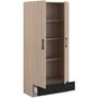 Voir la diapositive 7 : Armoire 2 portes 1 tiroir L78 cm MIA