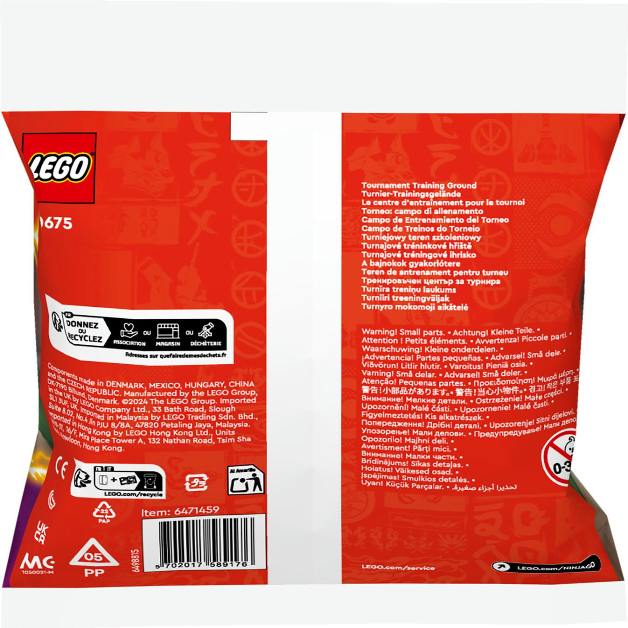 Voir la diapositive 3 : LEGO CENTRE DENTRAINEMENT NINJAGO Lego LEG30675