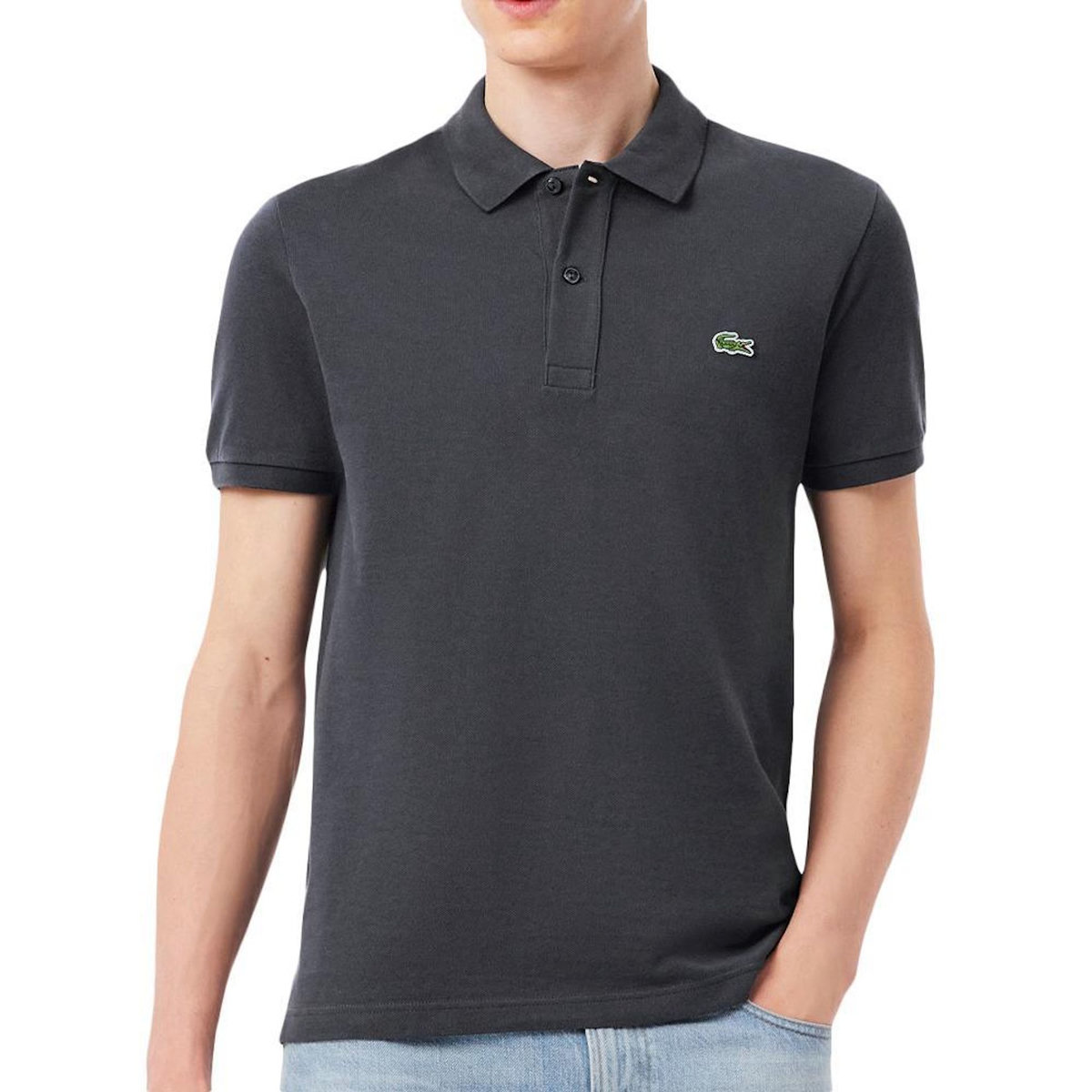 Lacoste Polo Gris Foncé Homme Lacoste  Slim Fit Petit