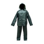 CENTRALE BRICO Ensemble de pluie souple - Veste et Pantalon AVERSE vert XL