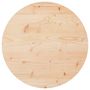 Voir la diapositive 2 : VIDAXL Dessus de table rond Ø50x3 cm bois de pin massif