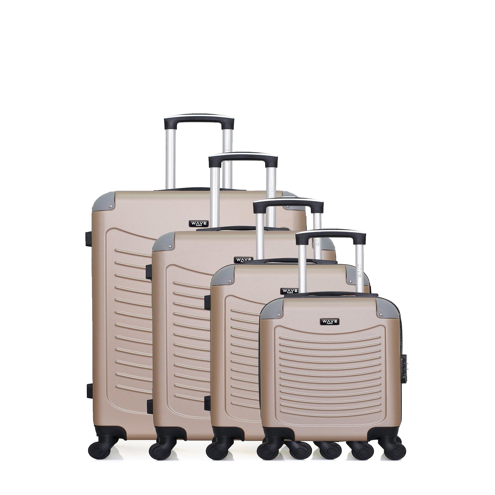 WAVE PARIS Wave paris - set de 4 abs congo-m 4 roues. Coloris disponibles : Gris, Rose, Bleu, Noir, Beige