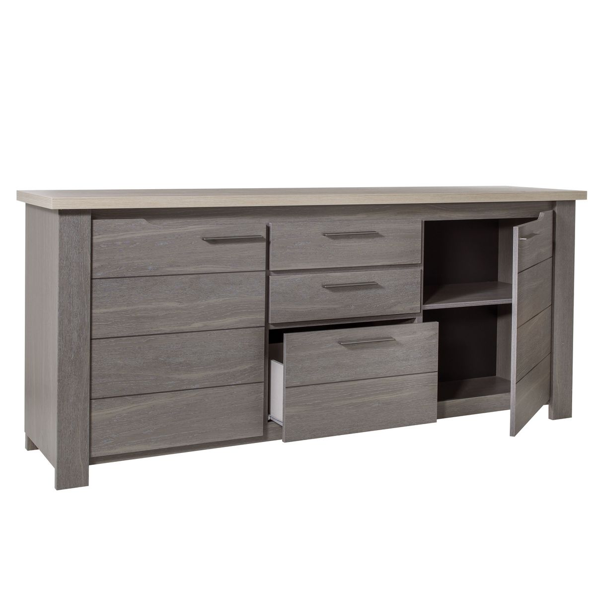 GAMI Buffet 2 portes 3 tiroirs L200cm FLORENCE