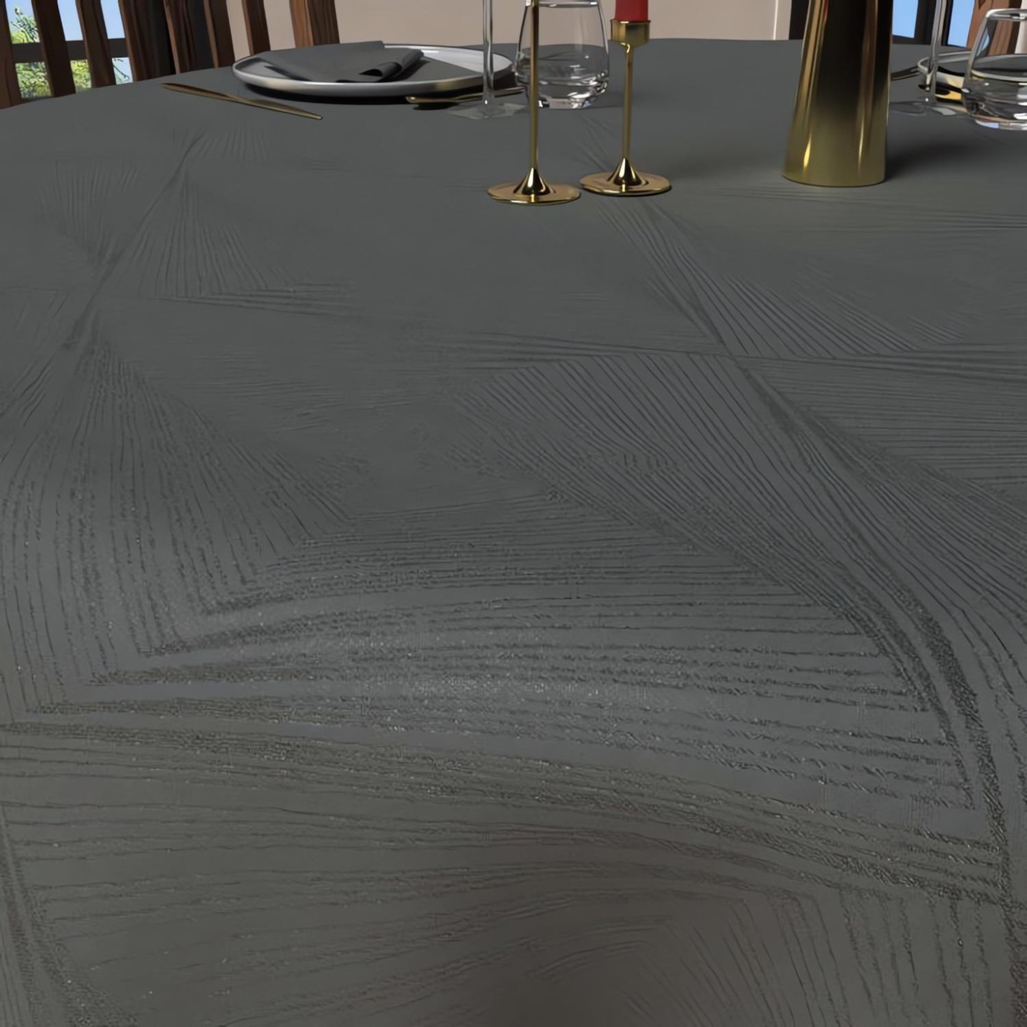 Voir la diapositive 2 : SOLEIL D'OCRE Nappe anti-tâches LUXURY, par Soleil d'Ocre