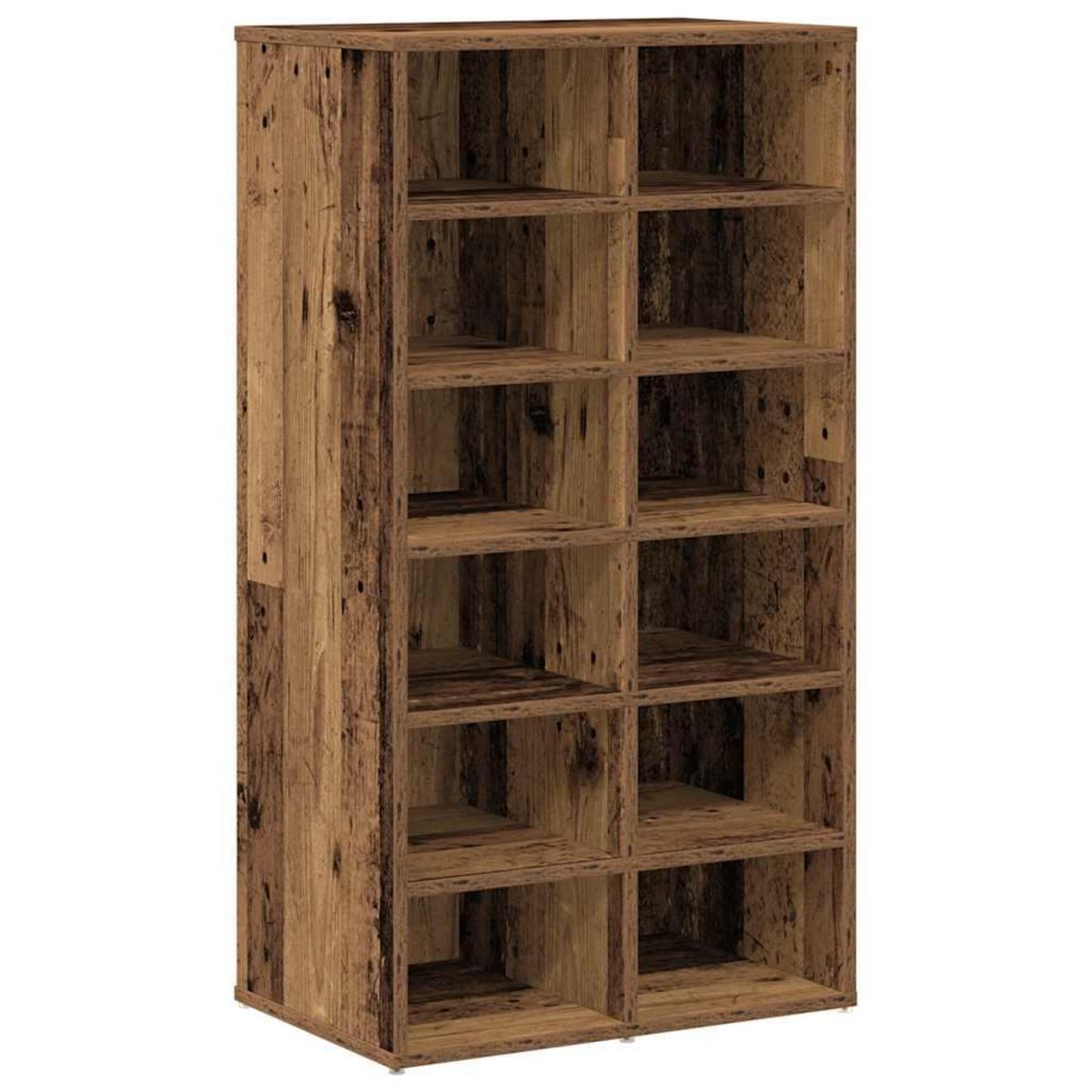 VIDAXL Etagere a chaussures vieux bois 54x34x100,5cm bois d'ingenierie