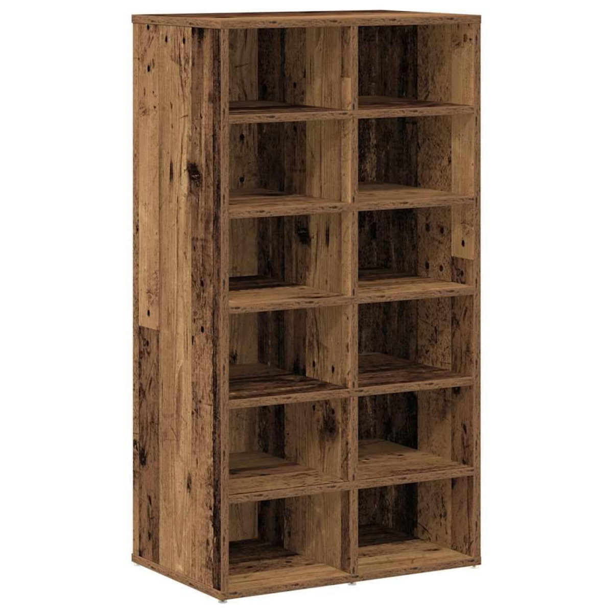 VIDAXL Etagere a chaussures vieux bois 54x34x100,5cm bois d'ingenierie