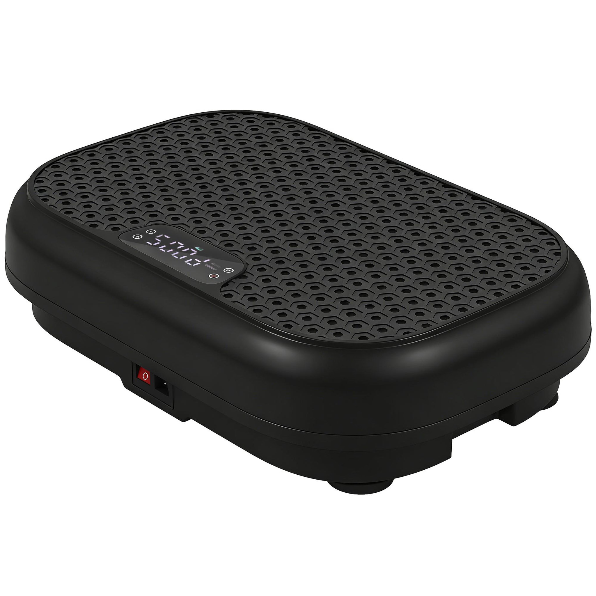 HOMCOM Plateforme vibrante fitness 200w 120 vitesses 5 prog. Noir