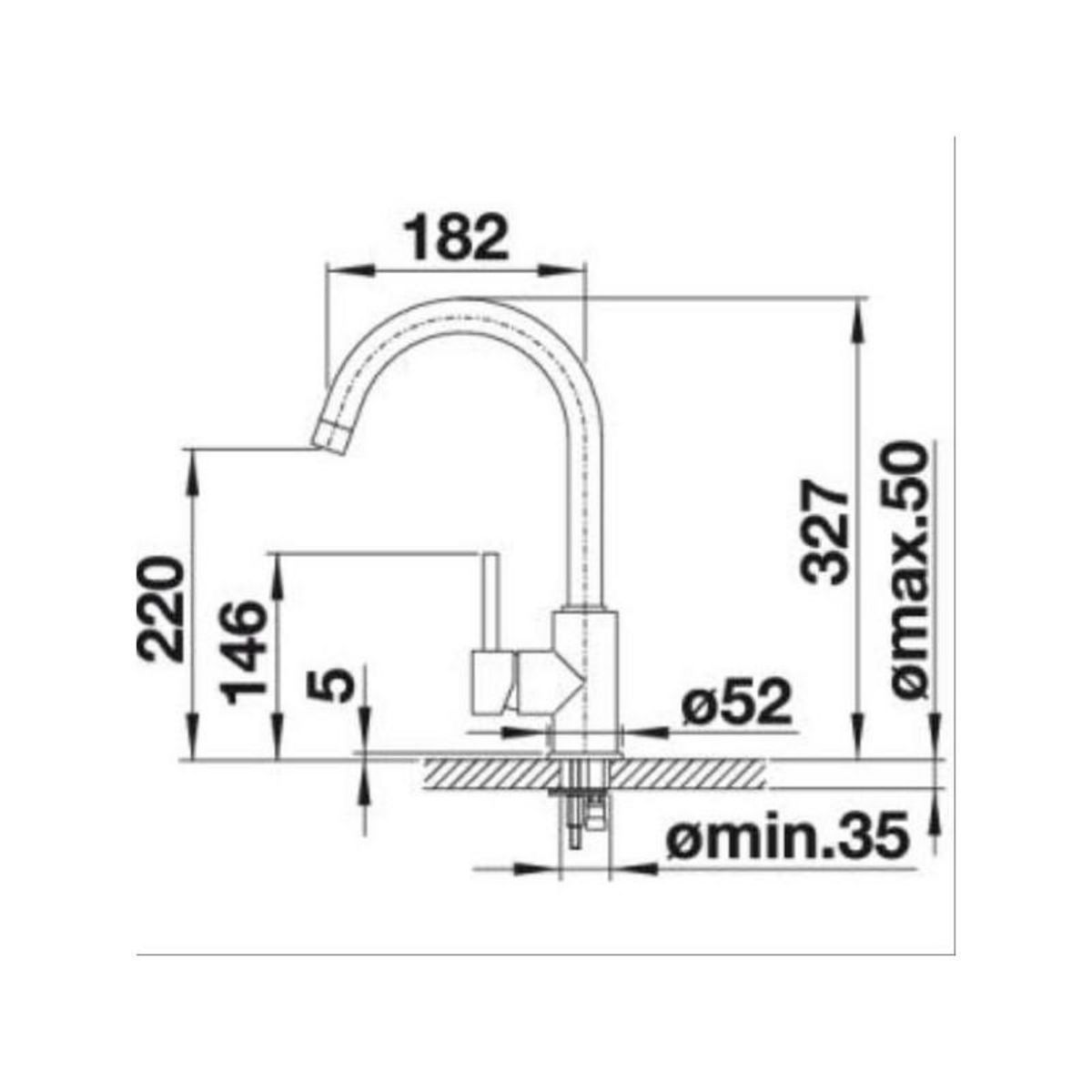 Blanco Mitigeur évier monocommande chromé - 517742