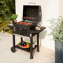 Voir la diapositive 1 : GARDENSTAR Barbecue charbon - Acier - 61x45.5cm - TITAN