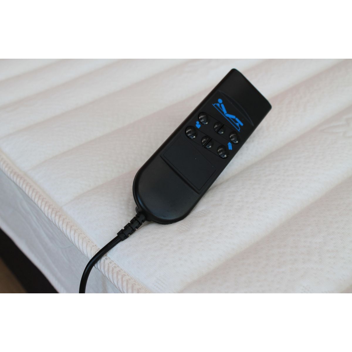 Ensemble relaxtion TPR électrique accueil mousse mémoire de forme + mousse Haute Résilience + sommier  2x80x200 cm DORSOTONIC