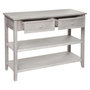 Voir la diapositive 2 : ATMOSPHERA Console 2 Tiroirs en Bois  Charme  110cm Naturel
