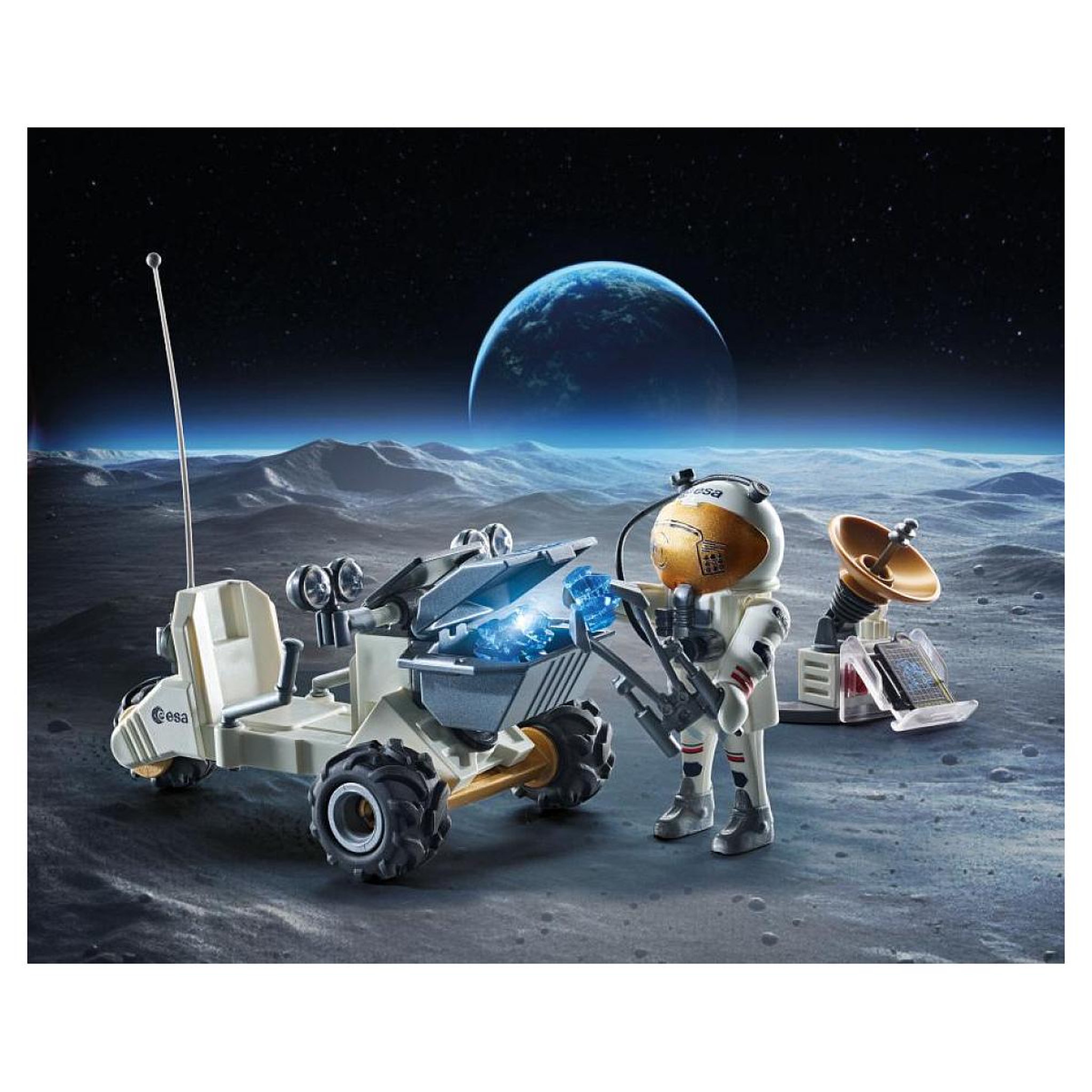 Voir la diapositive 5 : PLAYMOBIL 71734 - Mission d'analyse de roches  and  astronaute