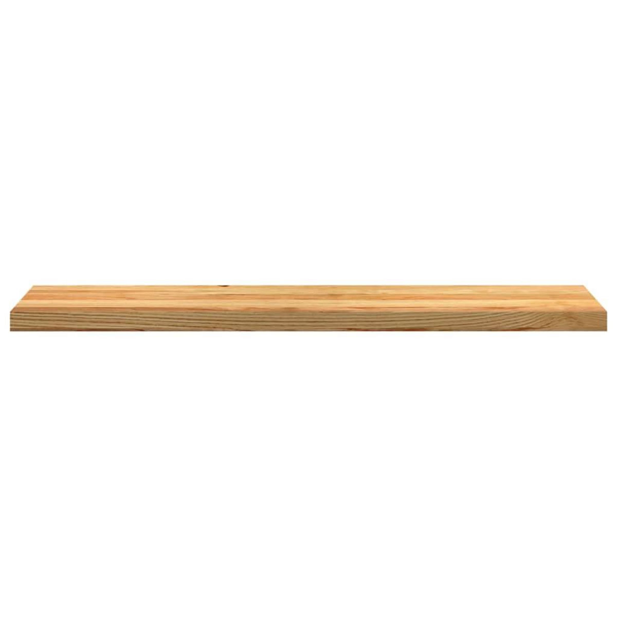 VIDAXL Marches d'escalier 2 pcs marron clair 120x30x2 cm chene massif