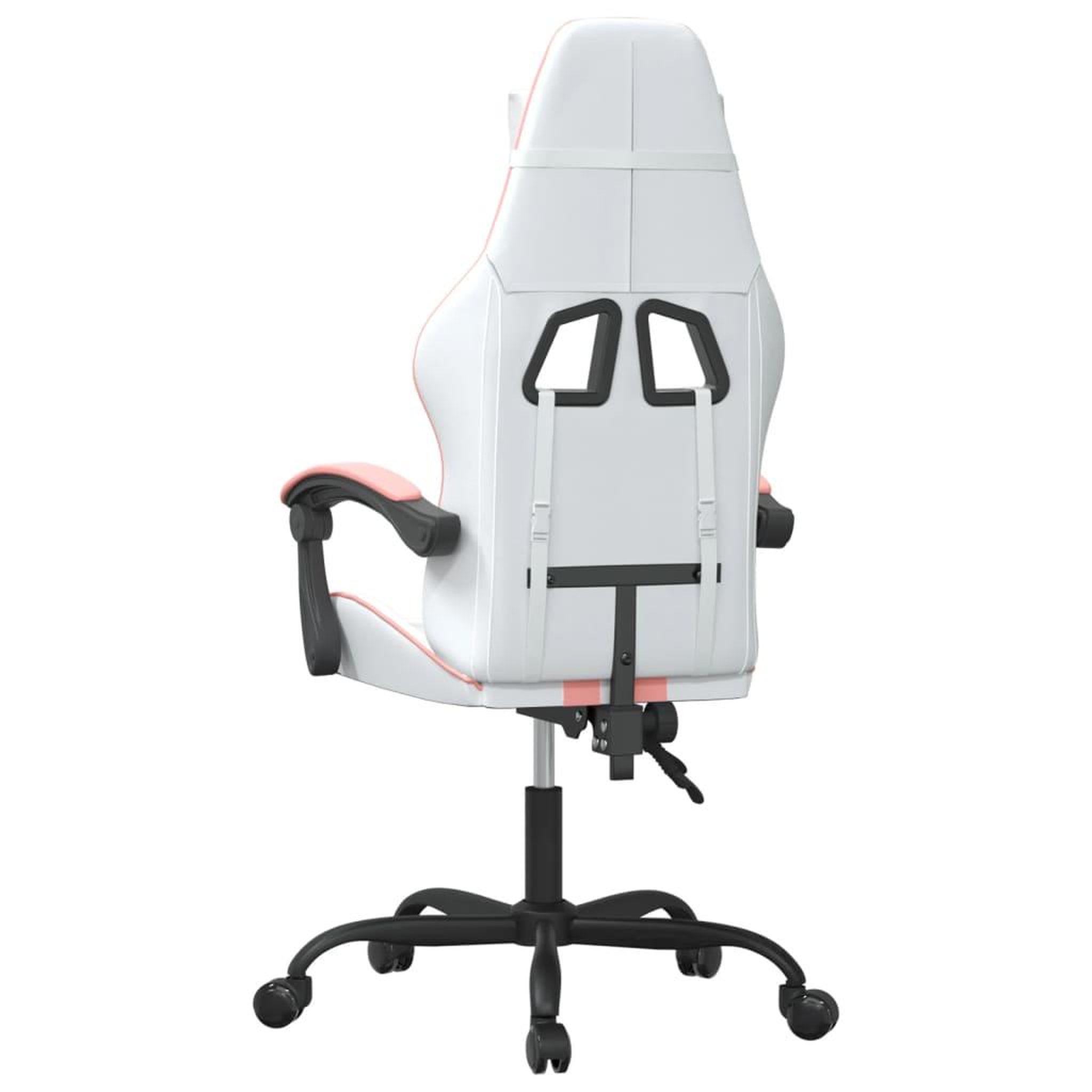 Voir la diapositive 5 : VIDAXL Chaise de jeu pivotante Blanc et rose Similicuir