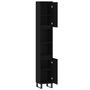 Voir la diapositive 6 : VIDAXL Armoire de salle de bain noir 30x30x190 cm bois d ingénierie