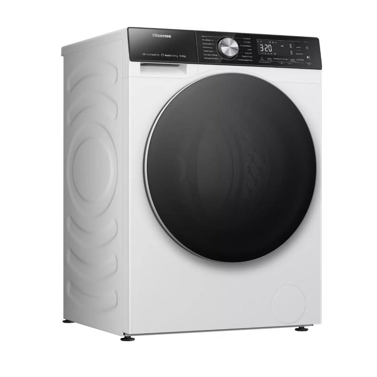 Hisense Lave-linge hublot 10.5 kg 1400 tours/min - WF5S1045BW