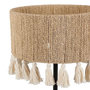 Voir la diapositive 2 : OSTARIA Lampe métal coton Charlotte noire beige
