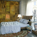 Paris Prix Papier Peint  Concrete Epigraph  50x1000cm