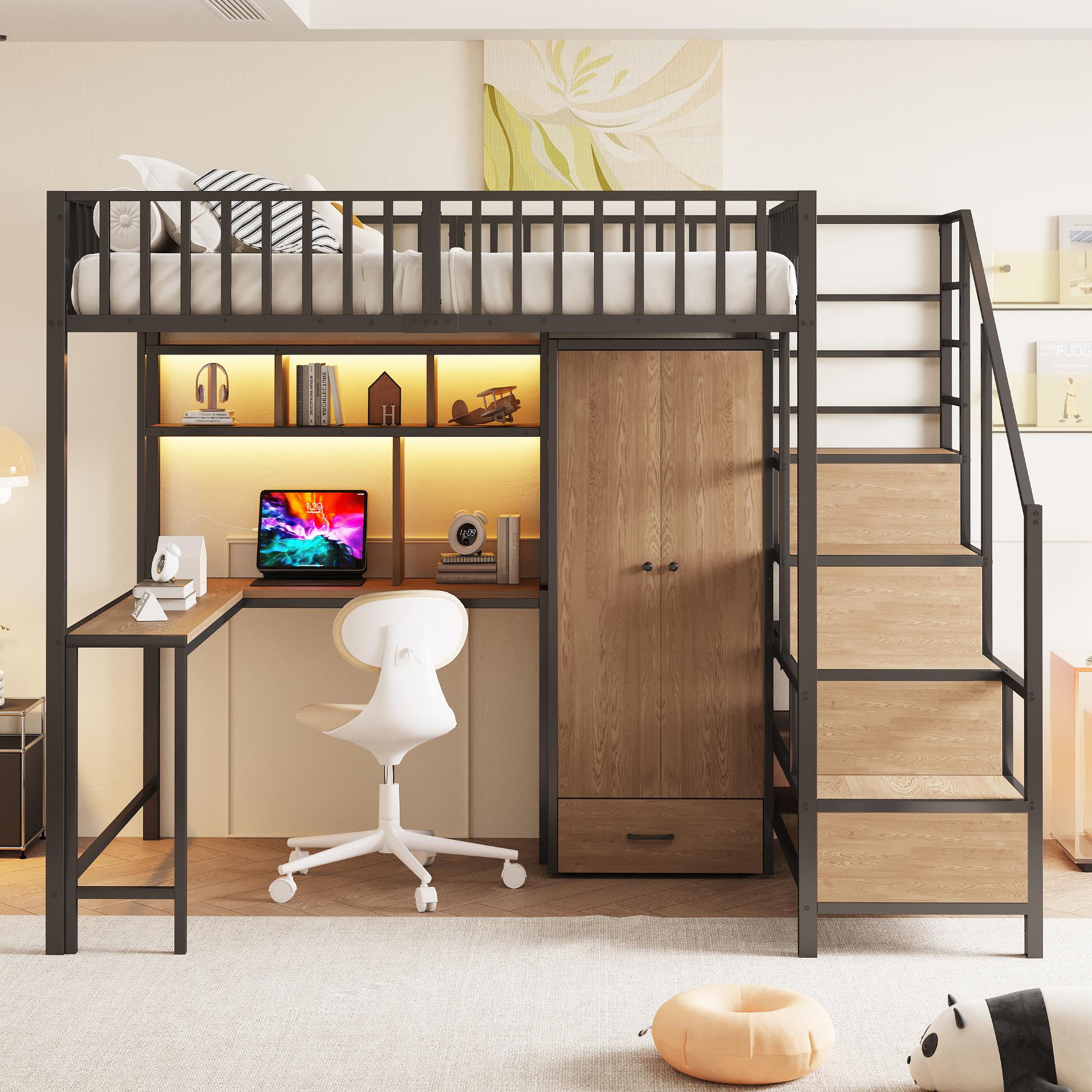 Voir la diapositive 2 : MERAX Lit mezzanine